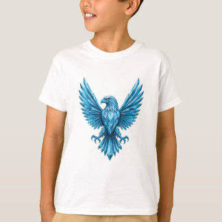 Camiseta Emblema de Crystal Eagle - Símbolo da Liberdade e