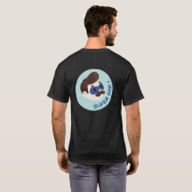 Emblema de desenho animado do Super Pai