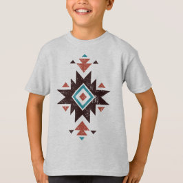 Camiseta Emblema de Diamante Boho