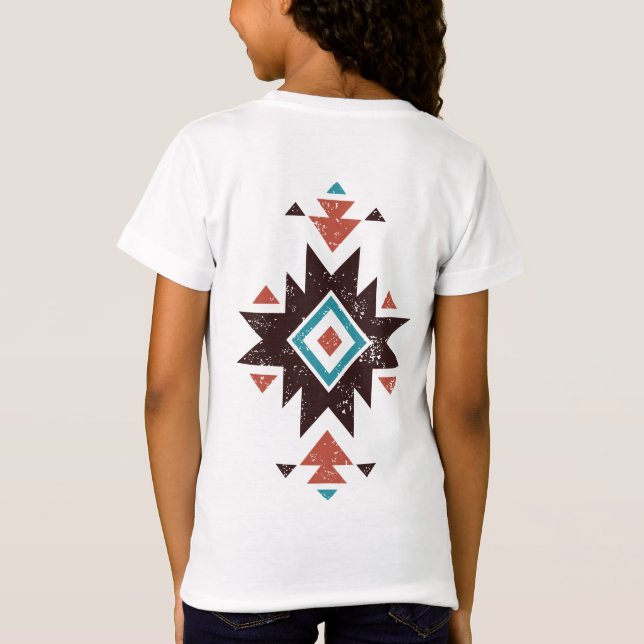 Camiseta Emblema de Diamante Boho (Verso)