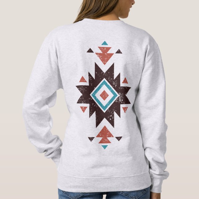 Camiseta Emblema de Diamante Boho (Verso)