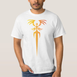 Camiseta Emblema de Fênix Tribal Escura – Símbolo Mitológic