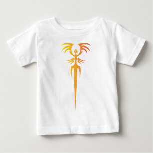 Camiseta Emblema de Fênix Tribal Escura – Símbolo Mitológic