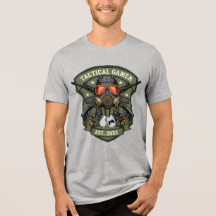 Camiseta Emblema de Insígnia Militar para Jogadores Táticos