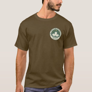 Camiseta Emblema de Macau - bolso