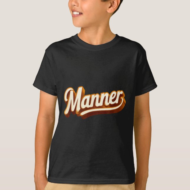 Camiseta Emblema de Maneira Divertida (Frente)