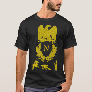 Camiseta Emblema de Napoleão Bonaparte - História Militar D