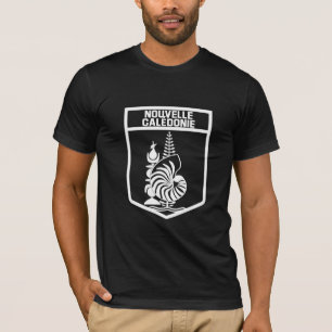 Camiseta Emblema de Nova Caledônia