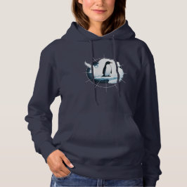 Camiseta Emblema de Pinguim da Antártida – Design de Explor