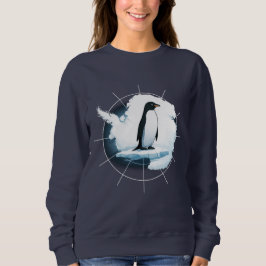 Camiseta Emblema de Pinguim da Antártida – Design Explorado