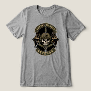 Camiseta Emblema de Veterano de Cão de Trabalho Militar K9