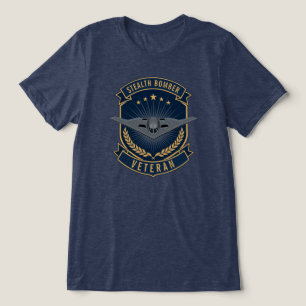 Camiseta Emblema de Veterano do Bombardeiro Stealth B-2 Spi