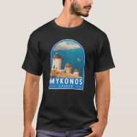 Emblema de Viagem de Grécia do Mykonos