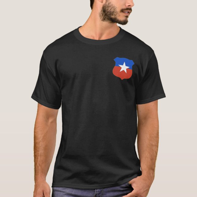 Camiseta Emblema do Chile (Frente)