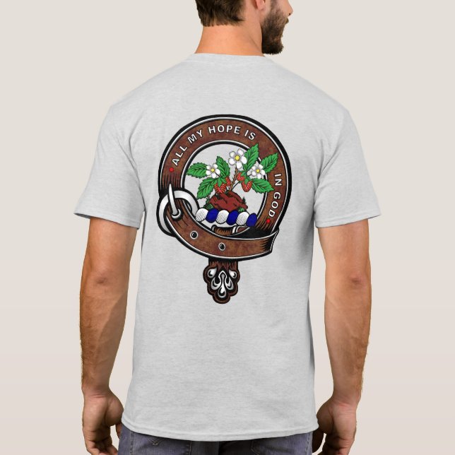 Camiseta Emblema do Clã Fraser (Verso)