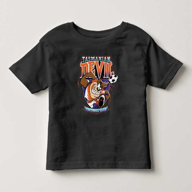 Camiseta Emblema do Clube de Futebol Tasmanian Devil (Frente)