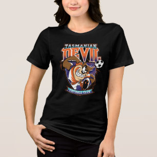 Camiseta Emblema do Clube de Futebol Tasmanian Devil
