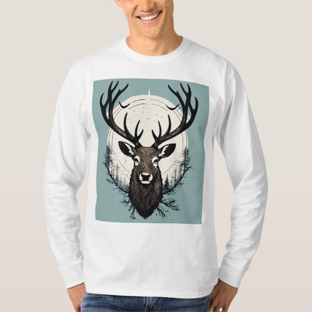 Camiseta Emblema do Espírito Florestal (Frente)