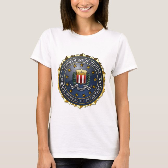 Camiseta Emblema do FBI (Frente)