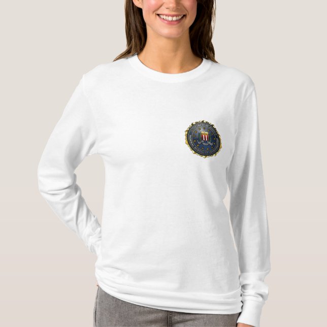 Camiseta Emblema do FBI (Frente)