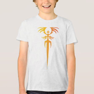 Camiseta Emblema do Fénix Tribal Escuro – Símbolo Mitológic