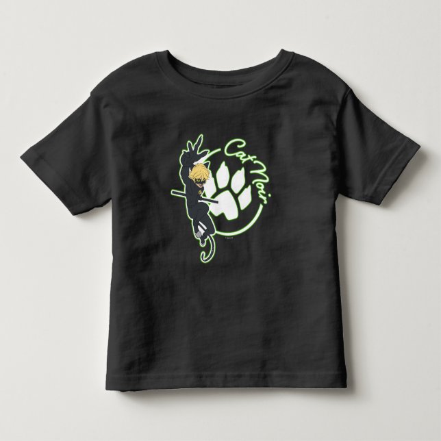 Camiseta Emblema do Gato Noir (Frente)