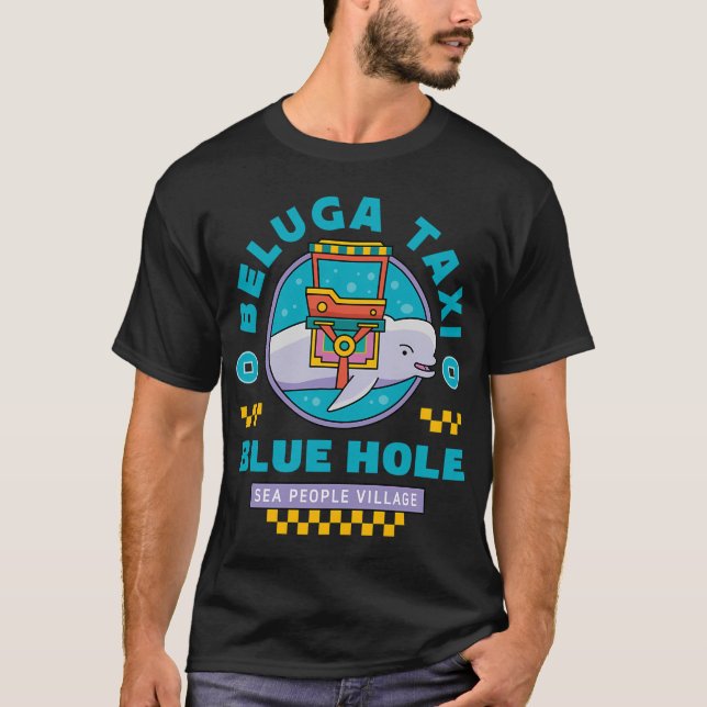 Camiseta Emblema do Táxi Beluga (Frente)