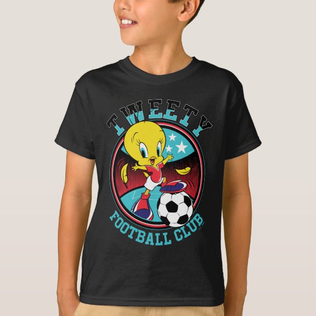 Camiseta Emblema do TWEETY™ Futebol Clube (Frente)