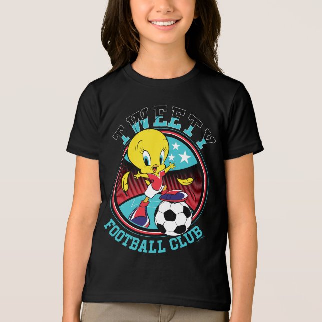 Camiseta Emblema do TWEETY™ Futebol Clube (Frente)