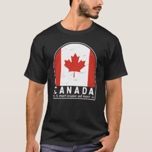 Camiseta Emblema emblem aflorado no Canadá