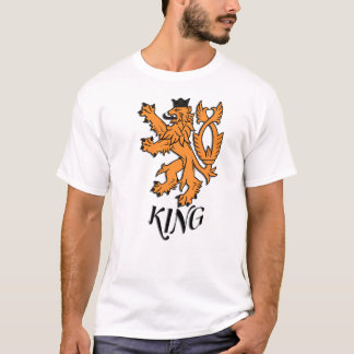 Camiseta Emblema Heráldico do Leão Coroado | Brasão do Leão