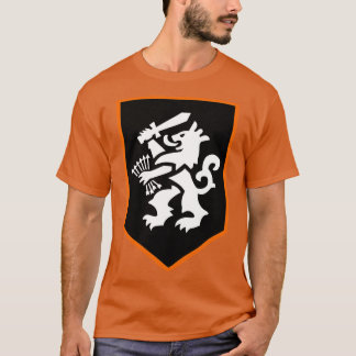Camiseta emblema laranja neerlandês