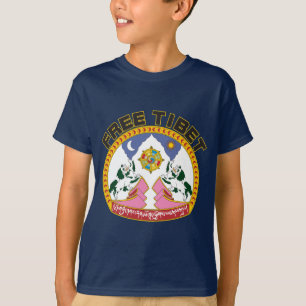 Camiseta Emblema livre de Tibet
