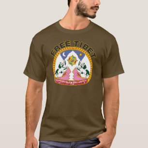 Camiseta Emblema livre de Tibet