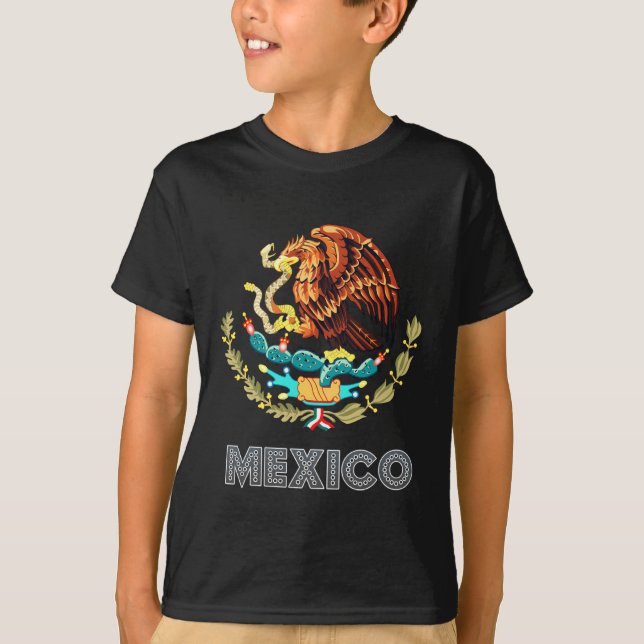 Camiseta Emblema mexicano (Frente)