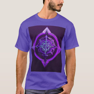 Camiseta Emblema Místico - Teto de Símbolo Roxo