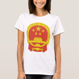 Camiseta Emblema Nacional da República das Pessoas da China