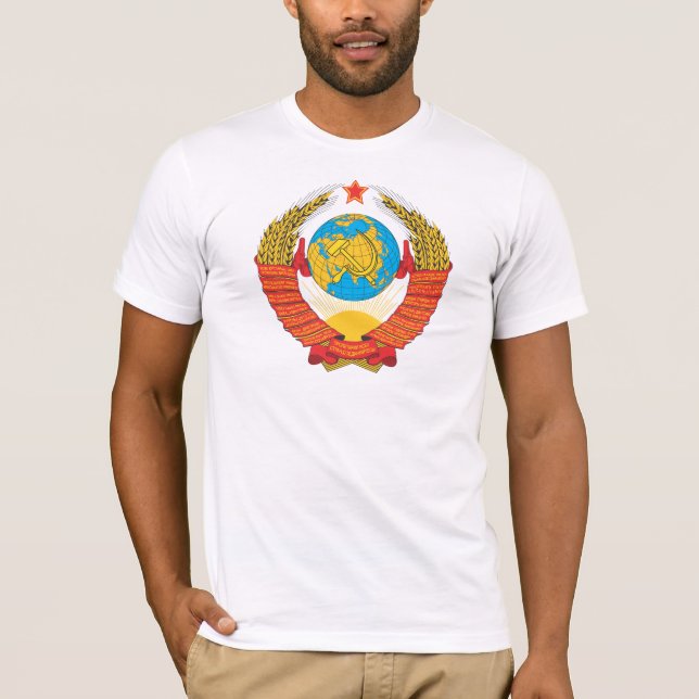 Camiseta emblema nacional da URSS (Frente)