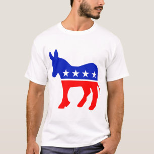 Camiseta Emblema Político do Partido Democrático (Donkey)