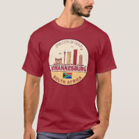 Emblema Skyline Cidade de Joanesburgo África do Su