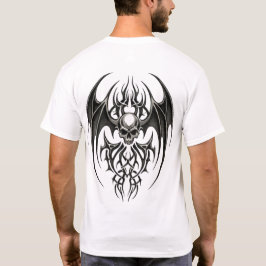 Camiseta Emblema Tribal de Caveira