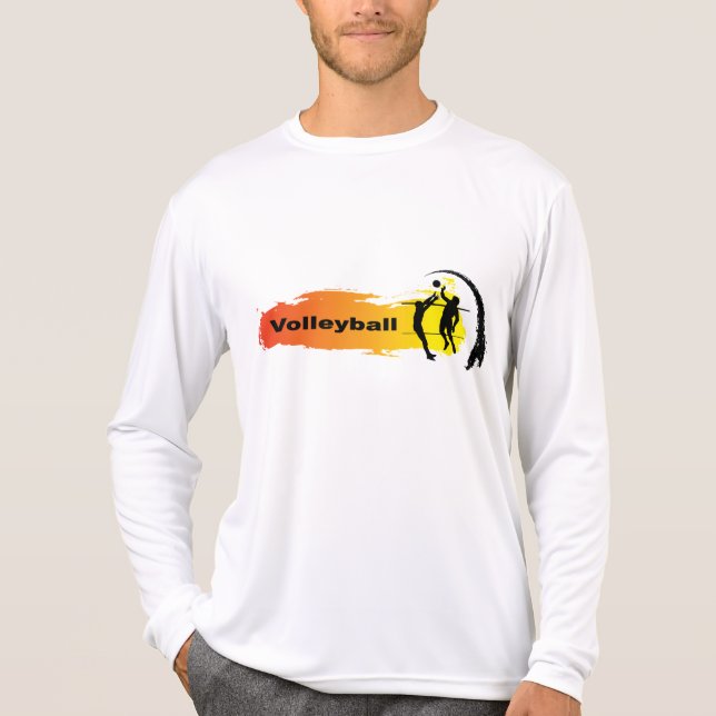 Camiseta Emblema Único de Voleibol (Frente)