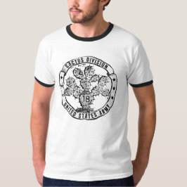 Camiseta Emblema Vintage Divisão Cactus