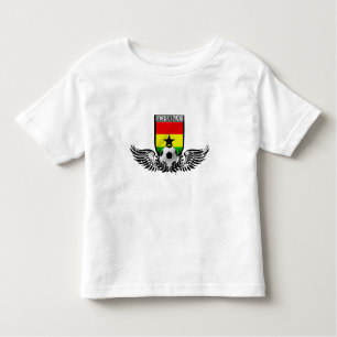 Camiseta Emblema voado do futebol do futebol de Ghana