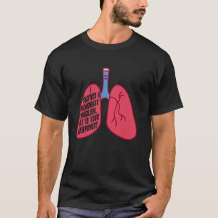 Camiseta Embolia Pulmonar Embolia Superpoder Sobrevivênc