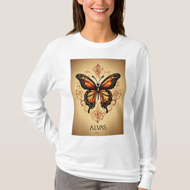 Camiseta Embraçar a beleza das borboletas (Frente)