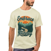 Camiseta 'Embraçar a viagem' amante da adentura