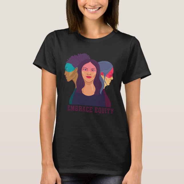Camiseta Embrace Equity for women men girl and boy  4 (Frente)