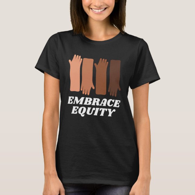 Camiseta Embrace Equity Happy International Women s Day Cha (Frente)