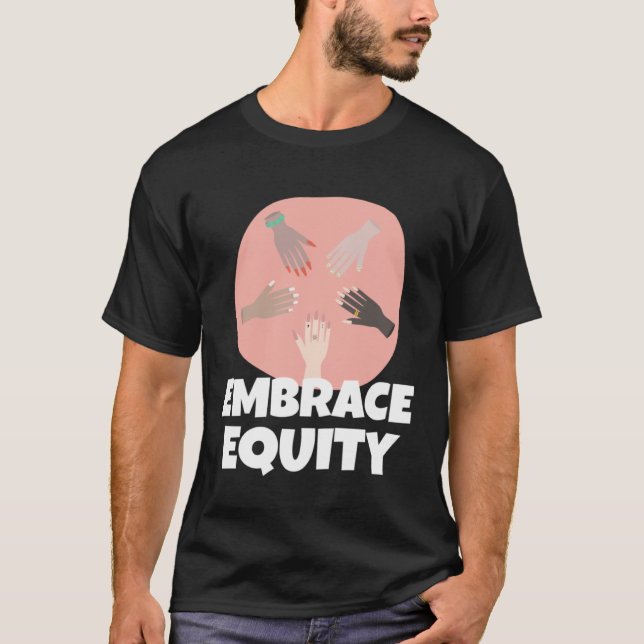 Camiseta Embrace Equity Happy International Women s Day Cha (Frente)